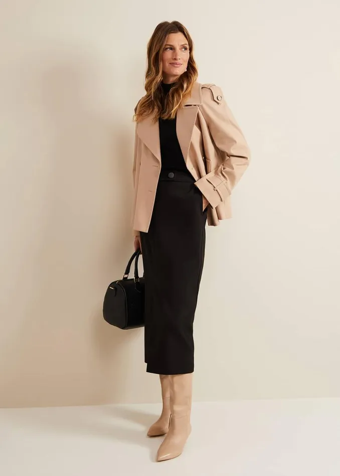 Phase Eight Skirts Brynn Black Midi Suit Skirt Black 8211 Women