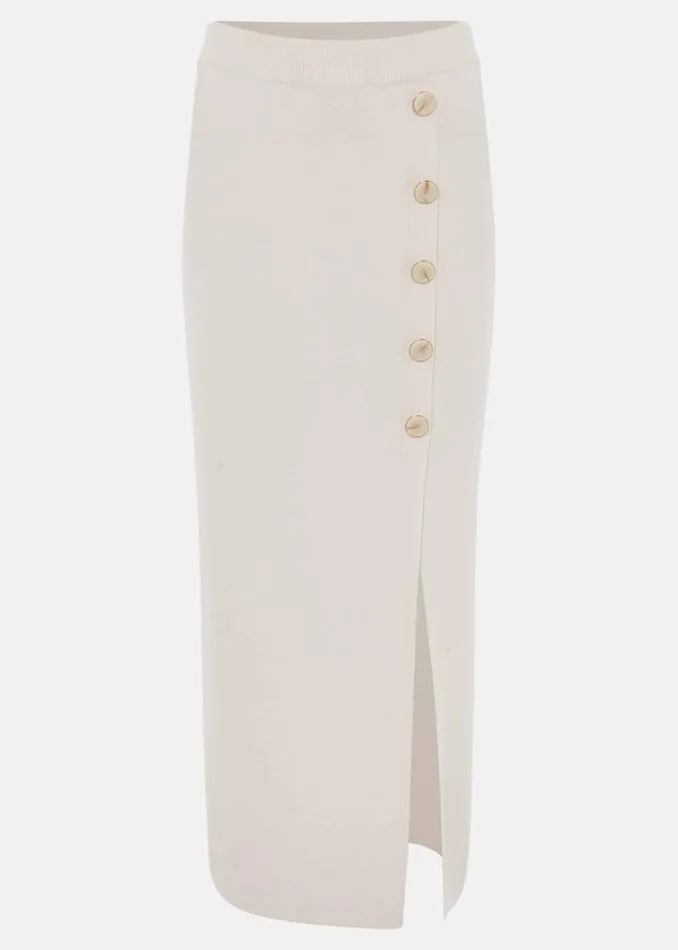 Phase Eight Skirts Mae Button Up Skirt Buttermilk 8211 Women