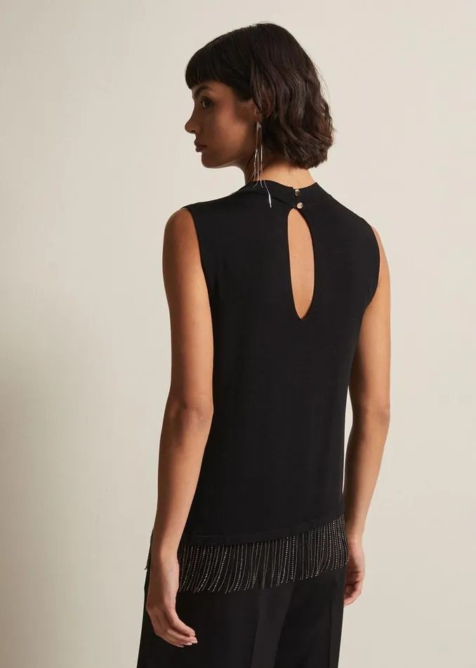 Phase Eight Tops and TShirts Alara Diamante Sleeveless Top Black 8211 Women