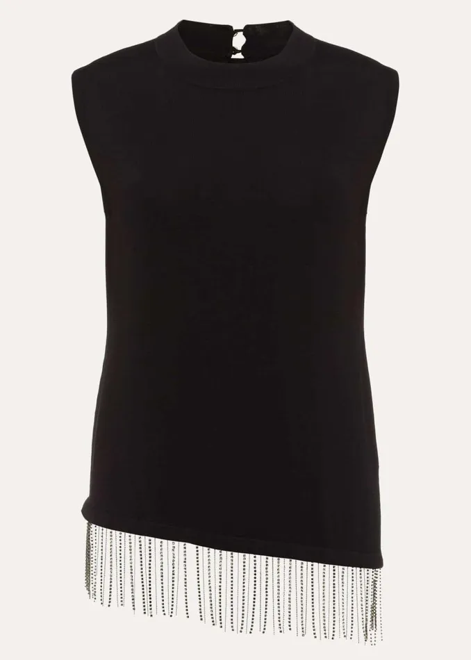 Phase Eight Tops and TShirts Alara Diamante Sleeveless Top Black 8211 Women