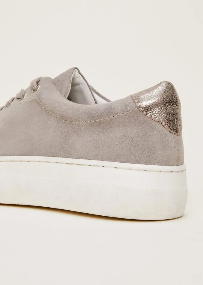Phase Eight Trainers Metallic Trainer Grey 8211 Women
