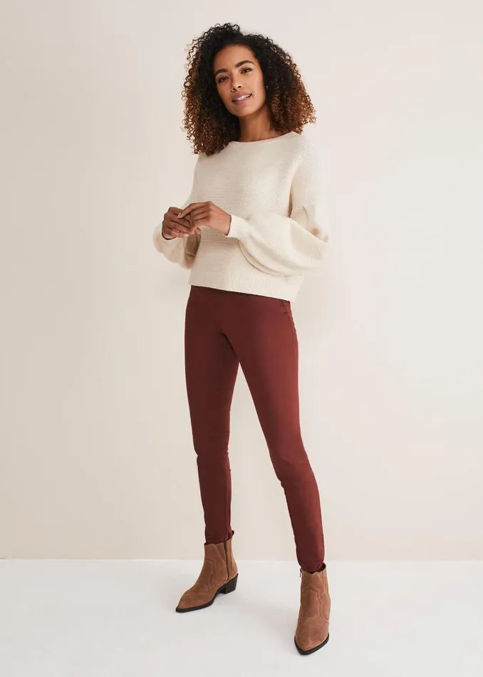 Phase Eight Trousers Amina Jegging Conker 8211 Women
