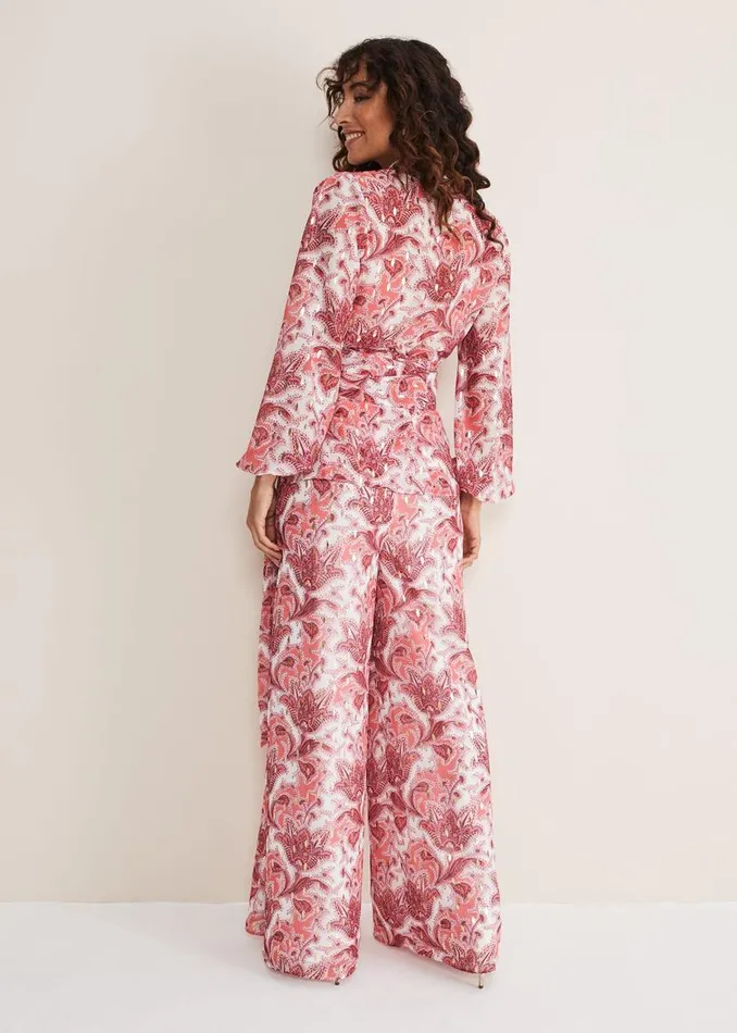 Phase Eight Trousers Arabella Print Trousers Sunsetmulti 8211 Women