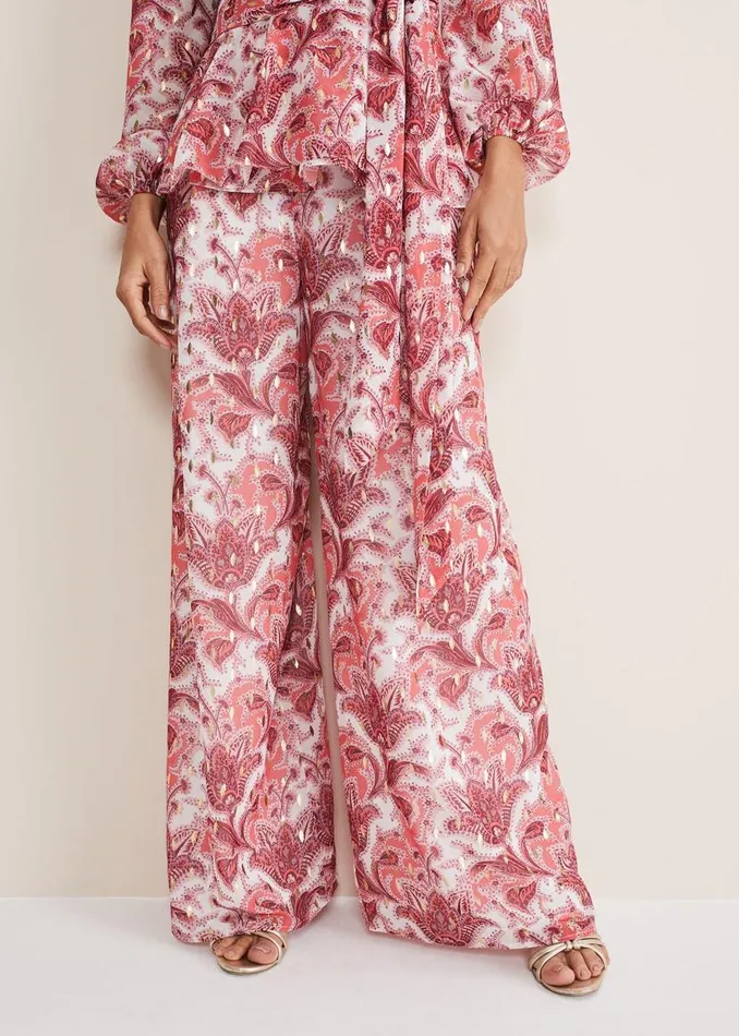 Phase Eight Trousers Arabella Print Trousers Sunsetmulti 8211 Women