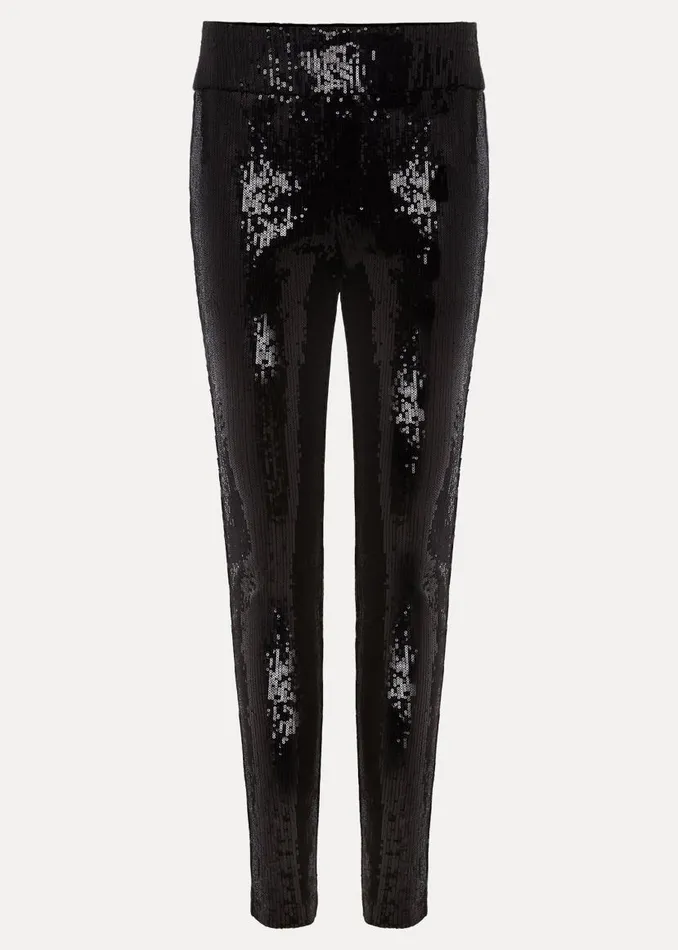 Phase Eight Trousers Ausha Black Sequin Leggings Black 8211 Women