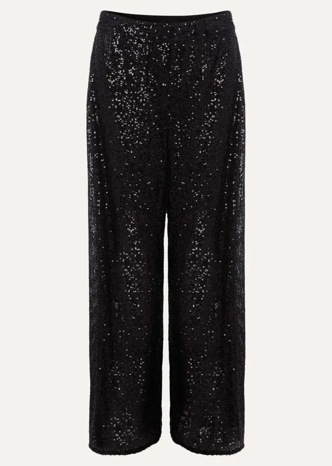 Phase Eight Trousers Florentine Sequin Trouser Black 8211 Women