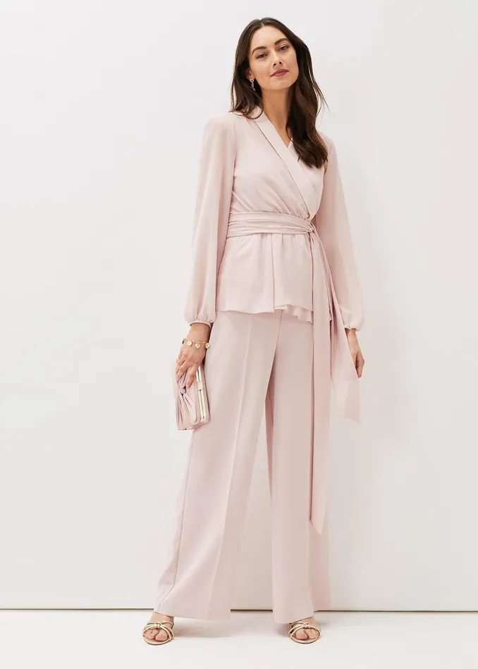 Phase Eight Trousers Florentine Wide Leg CoOrd Trouser Antique Rose 8211 Women Phase Eight Trousers Florentine Wide Leg CoOrd Trouser Antique Rose 8211 Women
