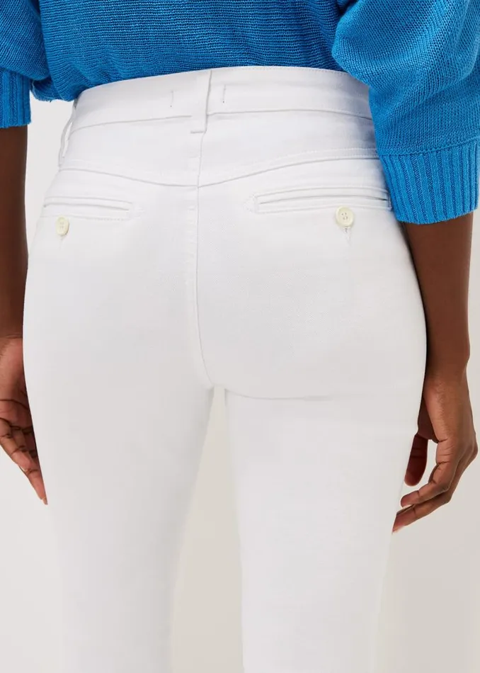 Phase Eight Trousers Hailee Topstitch Skinny Jeans White 8211 Women