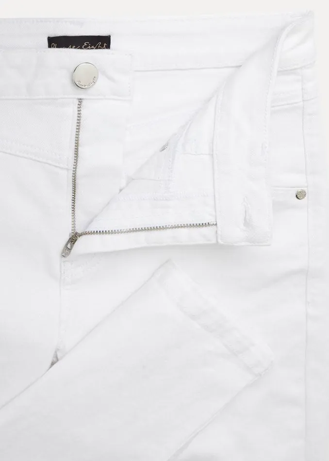 Phase Eight Trousers Hailee Topstitch Skinny Jeans White 8211 Women