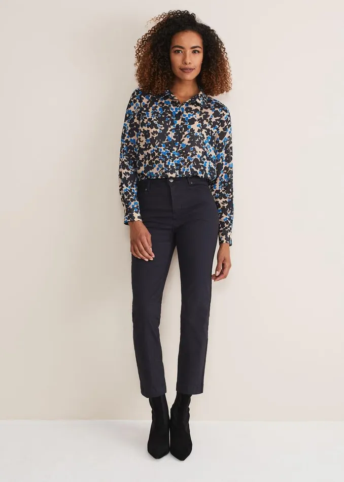 Phase Eight Trousers Ocha Straight Leg Jeans Dark Indigo 8211 Women