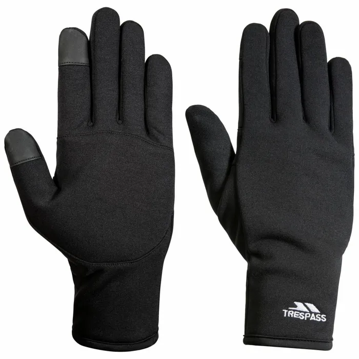 Poliner Adults039 Gloves With Touch Screen Fingertips Black MenWomen Trespass Gloves Poliner Adults039 Gloves With Touch Screen Fingertips Black MenWomen Trespass Gloves