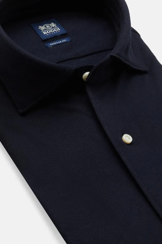 Polo Shirts Men Boggi Milano Cotton Piqu Regular Fit Polo Shirt Navy Blue Polo Shirts Men Boggi Milano Cotton Piqu Regular Fit Polo Shirt Navy Blue