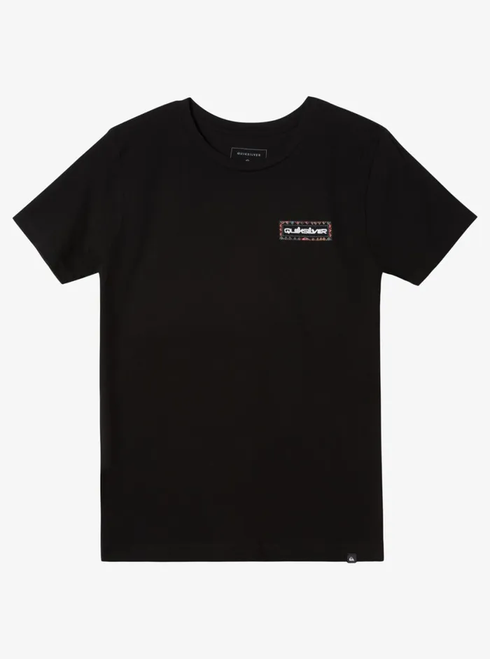 Quiksilver 816 Second Reef TShirt Black Boys Tees