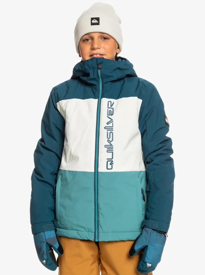 Quiksilver 816 Side Hit Technical Snow Jacket Brittany Blue Boys Snow Jackets Quiksilver 816 Side Hit Technical Snow Jacket Brittany Blue Boys Snow Jackets