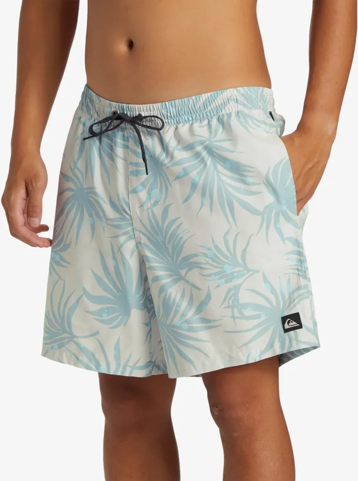 Quiksilver Everyday Mix Volley 17034 Elastic Waist Shorts Snow White Mens Elastic Waist Quiksilver Everyday Mix Volley 17034 Elastic Waist Shorts Snow White Mens Elastic Waist