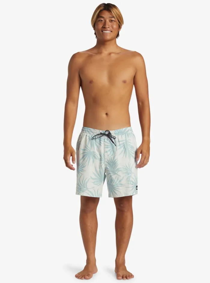 Quiksilver Everyday Mix Volley 17034 Elastic Waist Shorts Snow White Mens Elastic Waist Quiksilver Everyday Mix Volley 17034 Elastic Waist Shorts Snow White Mens Elastic Waist