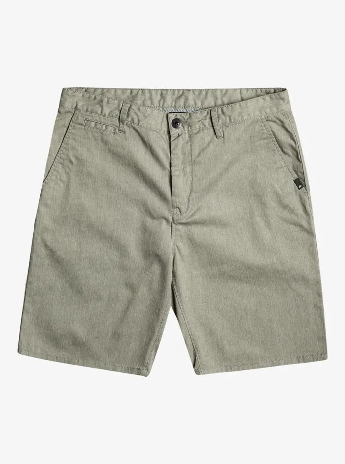 Quiksilver Everyday Union Stretch Chino 20034 Shorts Light Grey Heather Mens Shorts and Amphibians Quiksilver Everyday Union Stretch Chino 20034 Shorts Light Grey Heather Mens Shorts and Amphibians