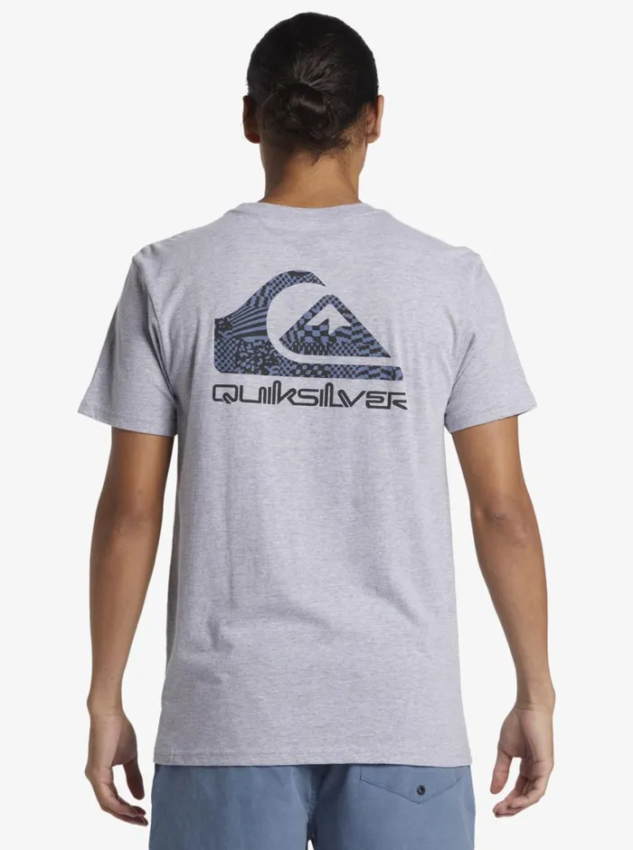 Quiksilver Funky Filler TShirt Athletic Heather Mens Tees Quiksilver Funky Filler TShirt Athletic Heather Mens Tees