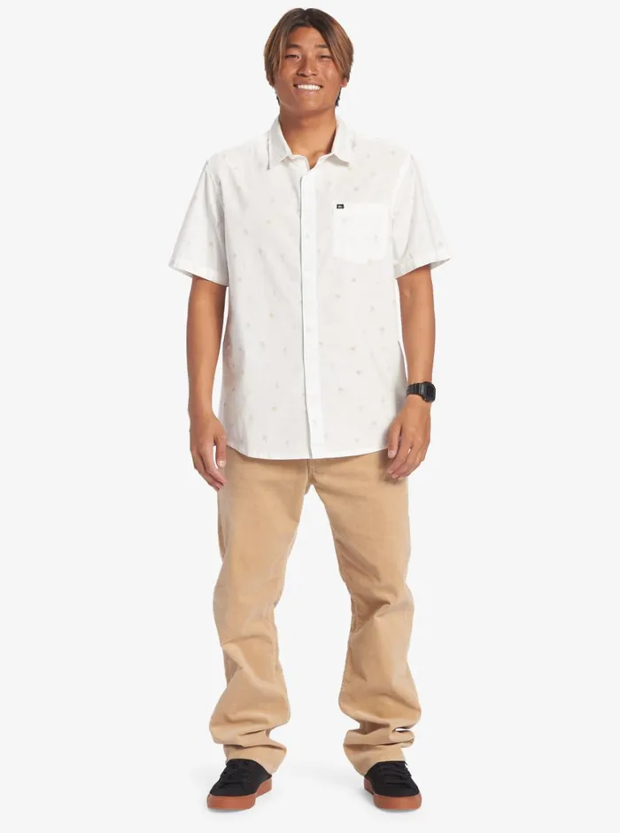 Quiksilver Heat Wave Short Sleeve Woven Shirt Midnight Navy Heat Waves Mens Shirts and Polos Quiksilver Heat Wave Short Sleeve Woven Shirt Midnight Navy Heat Waves Mens Shirts and Polos