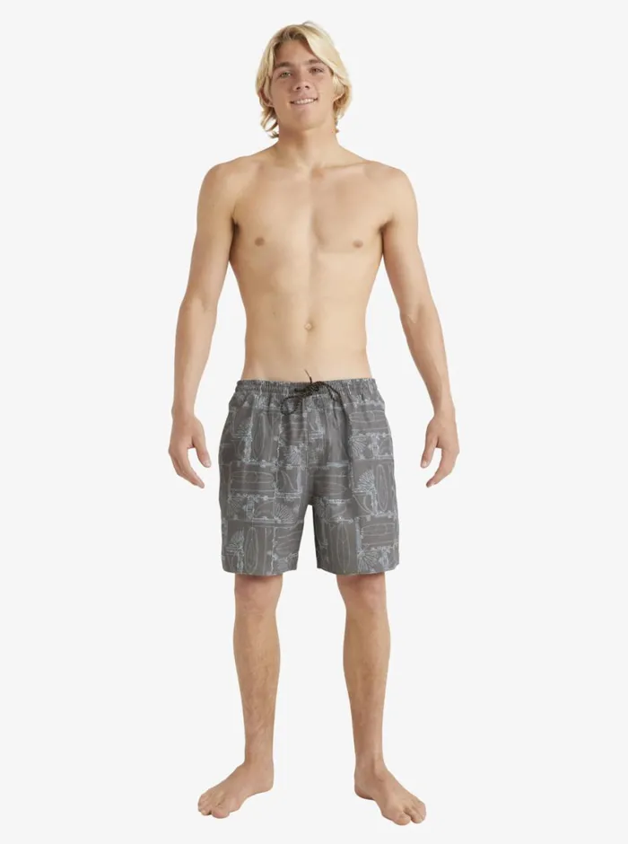 Quiksilver Longboard Volley 17034 Elastic Waist Shorts Black Longboard MensWaterman Elastic Waist Quiksilver Longboard Volley 17034 Elastic Waist Shorts Black Longboard MensWaterman Elastic Waist