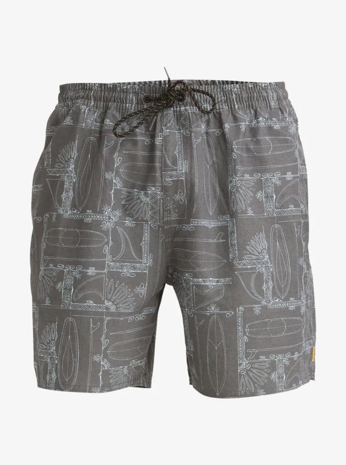 Quiksilver Longboard Volley 17034 Elastic Waist Shorts Black Longboard MensWaterman Elastic Waist Quiksilver Longboard Volley 17034 Elastic Waist Shorts Black Longboard MensWaterman Elastic Waist