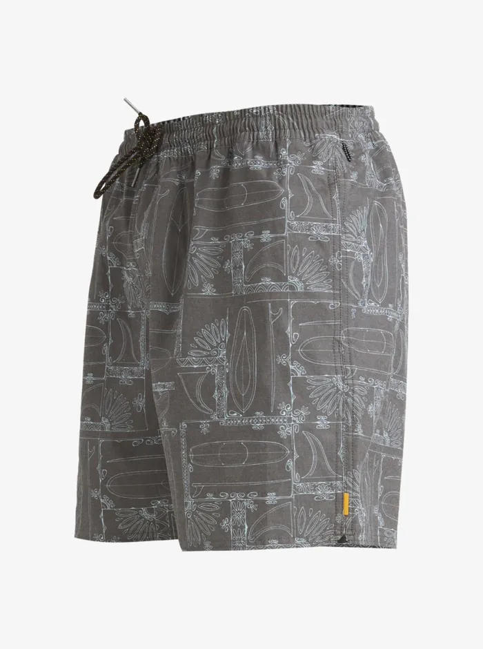 Quiksilver Longboard Volley 17034 Elastic Waist Shorts Black Longboard MensWaterman Elastic Waist Quiksilver Longboard Volley 17034 Elastic Waist Shorts Black Longboard MensWaterman Elastic Waist