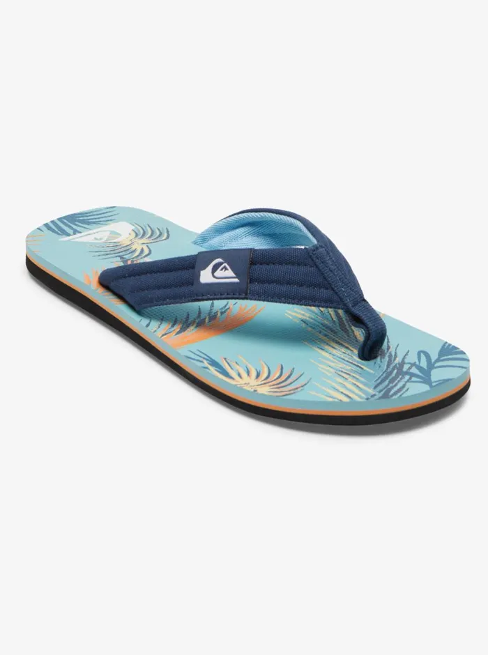 Quiksilver Molokai Layback Sandals Blueblackyellow Mens Sandals