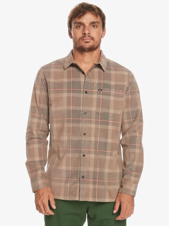 Quiksilver Oakenhead Long Sleeve Shirt Fossil Oakenhead Mens Shirts and Polos Quiksilver Oakenhead Long Sleeve Shirt Fossil Oakenhead Mens Shirts and Polos