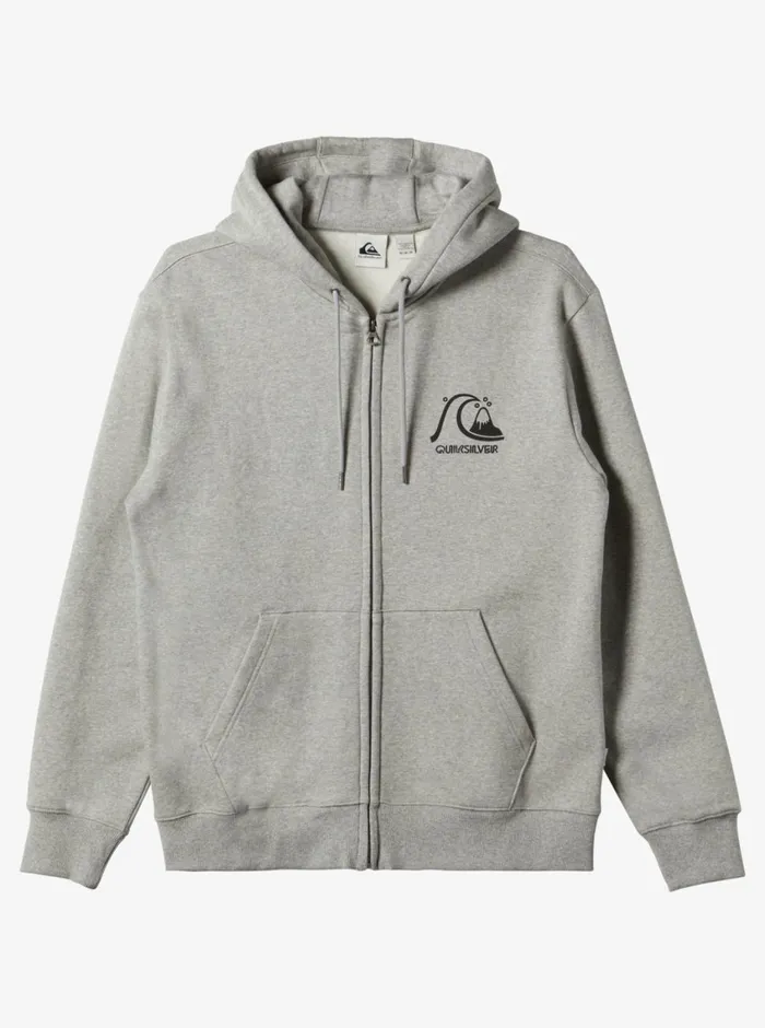 Quiksilver Original ZipUp Sweatshirt Athletic Heather Mens Sweatshirts and Hoodies Quiksilver Original ZipUp Sweatshirt Athletic Heather Mens Sweatshirts and Hoodies
