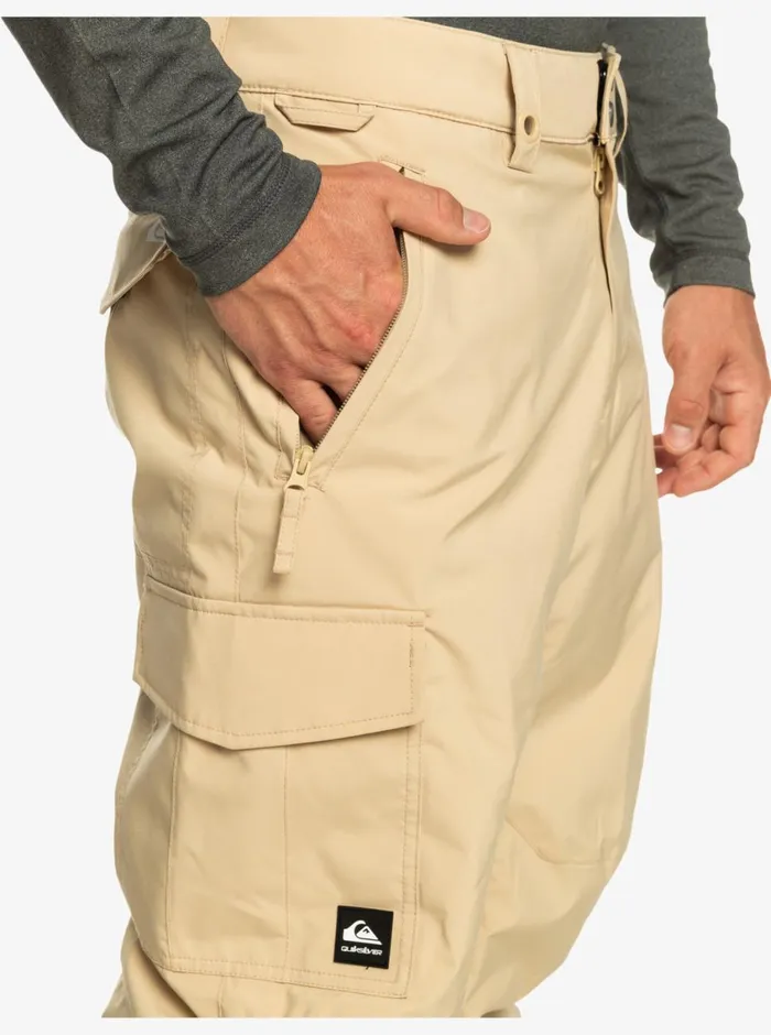Quiksilver Porter Insulated Snow Pants Pale Khaki Mens Snow Pants Quiksilver Porter Insulated Snow Pants Pale Khaki Mens Snow Pants