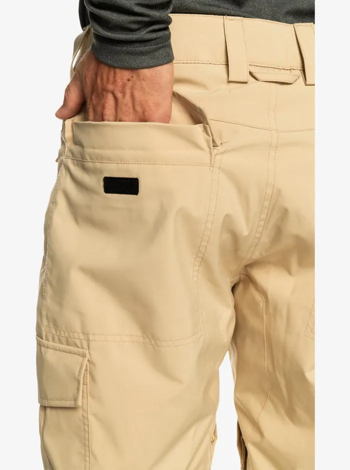 Quiksilver Porter Insulated Snow Pants Pale Khaki Mens Snow Pants Quiksilver Porter Insulated Snow Pants Pale Khaki Mens Snow Pants