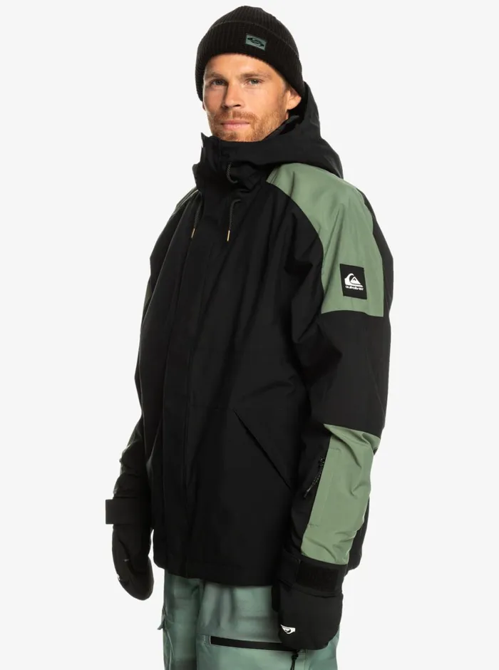 Quiksilver Radicalo Technical Snow Jacket True Black Mens Snow Jackets Quiksilver Radicalo Technical Snow Jacket True Black Mens Snow Jackets
