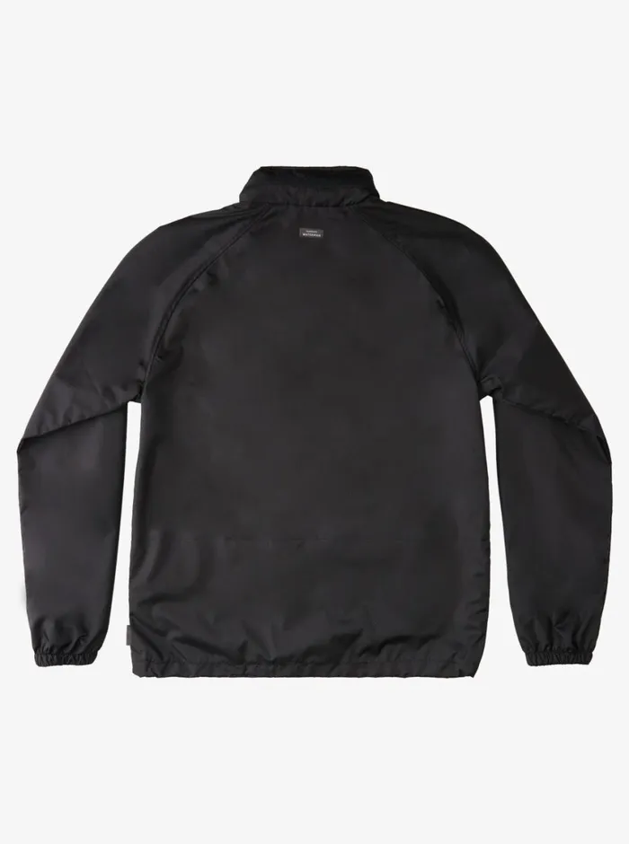 Quiksilver Shell Shock WaterResistant Lightweight Mini Ripstop Windbreaker Black MensWaterman Jackets and Sweatshirts Quiksilver Shell Shock WaterResistant Lightweight Mini Ripstop Windbreaker Black MensWaterman Jackets and Sweatshirts