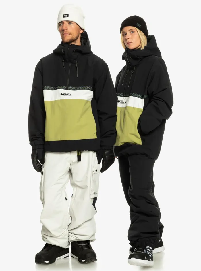 Quiksilver Steeze Technical Snow Jacket True Black Mens Snow Jackets Quiksilver Steeze Technical Snow Jacket True Black Mens Snow Jackets