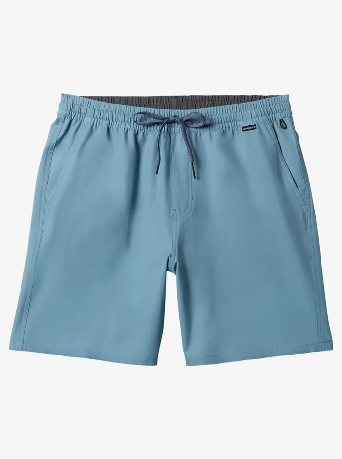 Quiksilver Taxer Amphibian 18034 Hybrid Shorts Cadet Gray Mens Shorts and Amphibians