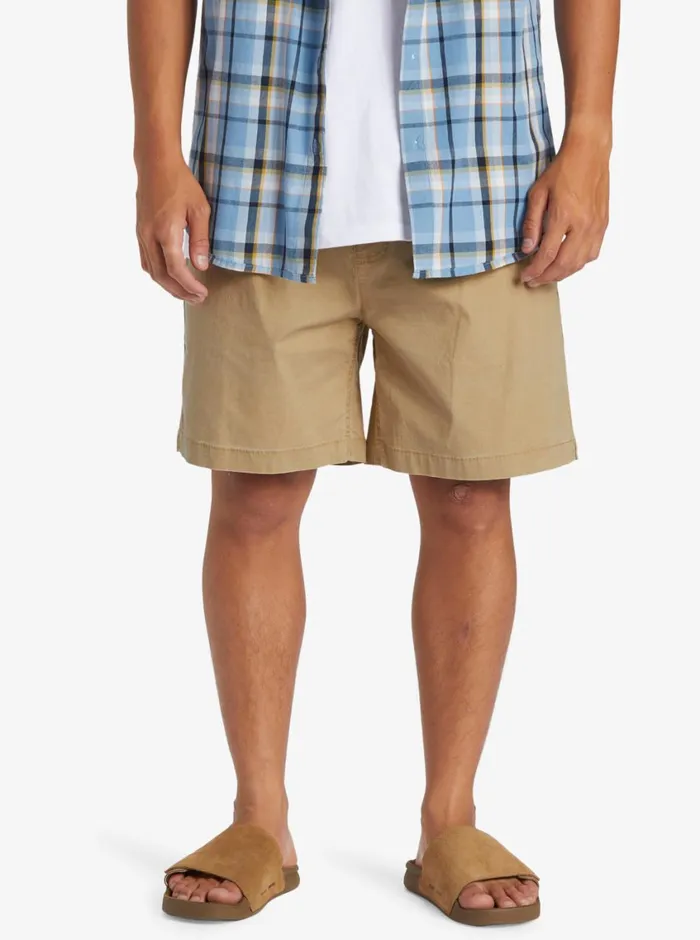 Quiksilver Taxer Shorts Khaki Mens Shorts and Amphibians Quiksilver Taxer Shorts Khaki Mens Shorts and Amphibians