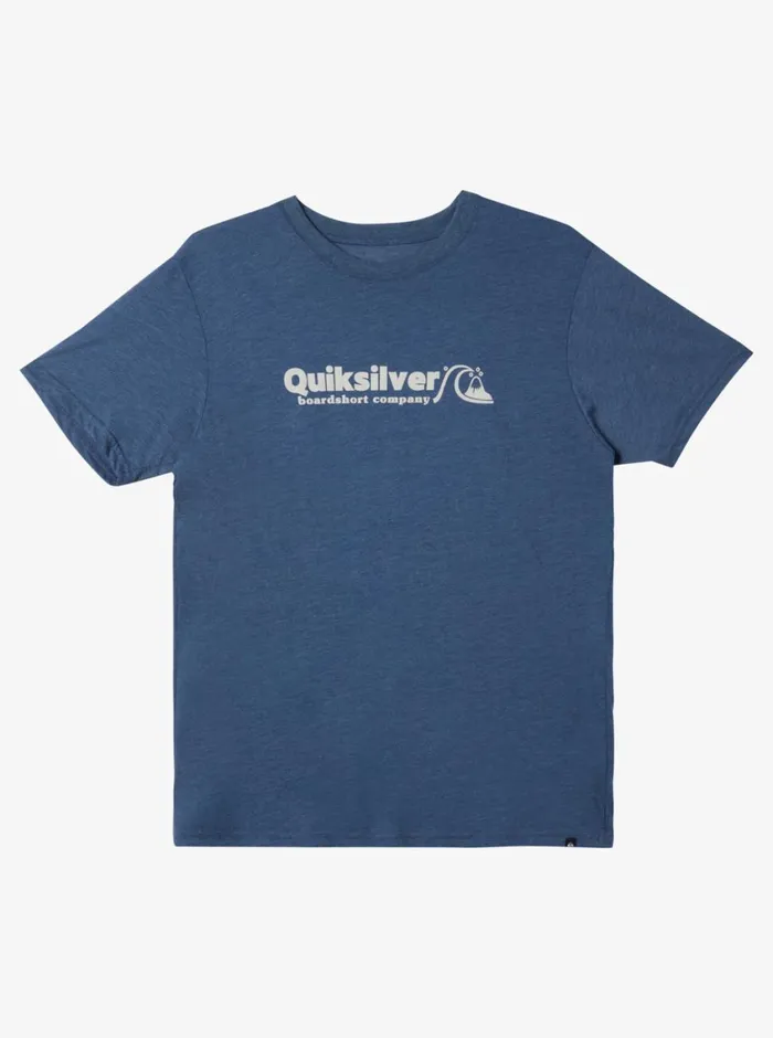 Quiksilver Twinnies Mod TShirt Dark Denim Heather Mens Tees