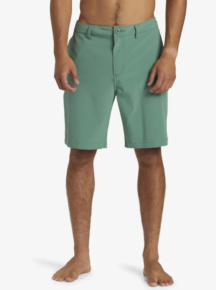 Quiksilver Union Amphibian 20034 Hybrid Shorts Frosty Spruce Mens Shorts and Amphibians Quiksilver Union Amphibian 20034 Hybrid Shorts Frosty Spruce Mens Shorts and Amphibians