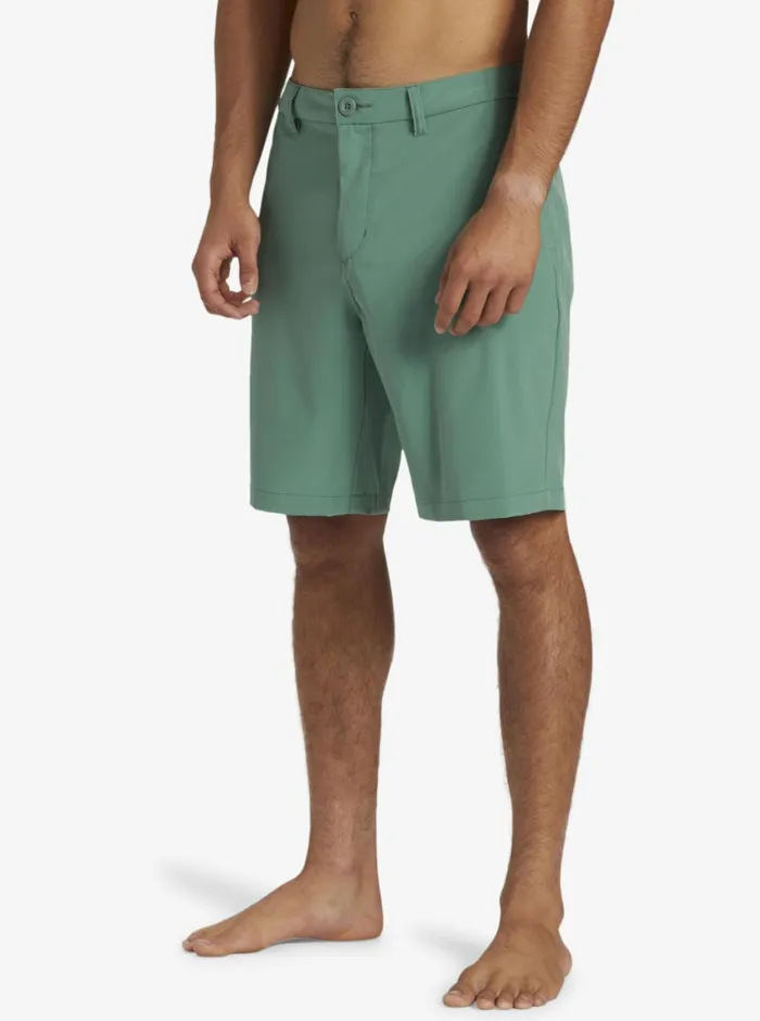 Quiksilver Union Amphibian 20034 Hybrid Shorts Frosty Spruce Mens Shorts and Amphibians Quiksilver Union Amphibian 20034 Hybrid Shorts Frosty Spruce Mens Shorts and Amphibians