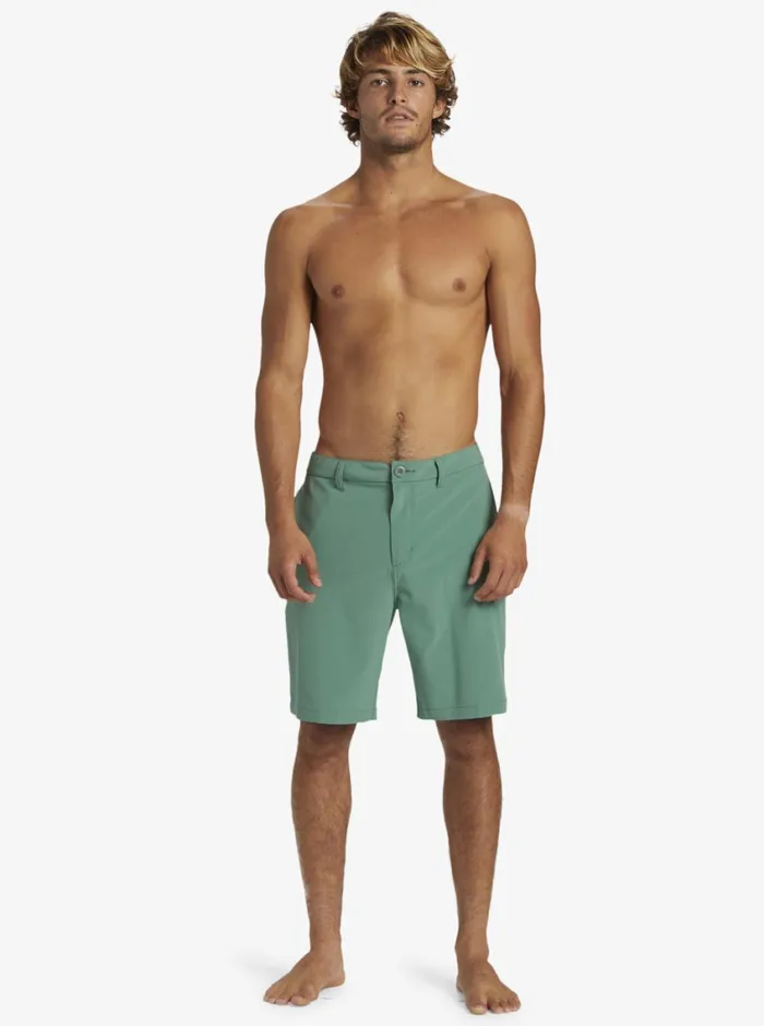 Quiksilver Union Amphibian 20034 Hybrid Shorts Frosty Spruce Mens Shorts and Amphibians Quiksilver Union Amphibian 20034 Hybrid Shorts Frosty Spruce Mens Shorts and Amphibians