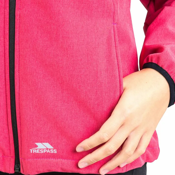 Ramona Softshell Jacket Raspberry Women Trespass Softshell Jackets