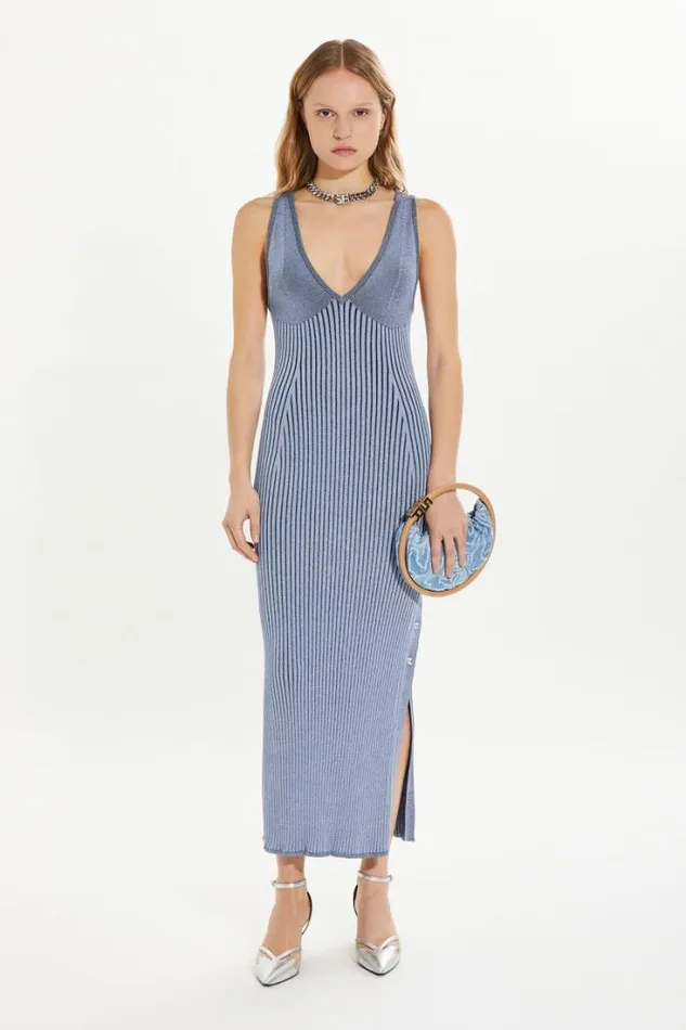 Readytowear Long Dresses Sonia Rykiel Long Ribbed Tank Dress