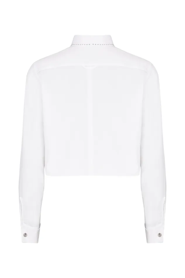 Readytowear Shirts Sonia Rykiel Cropped Poplin Shirt
