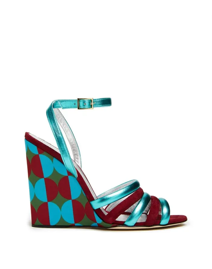 Ready To Wear Shoes La Double J Tones Wedge Mezzaluna Green