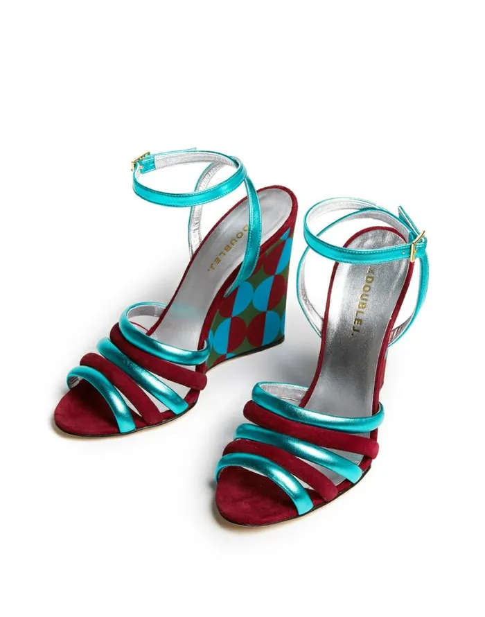 Ready To Wear Shoes La Double J Tones Wedge Mezzaluna Green Ready To Wear Shoes La Double J Tones Wedge Mezzaluna Green