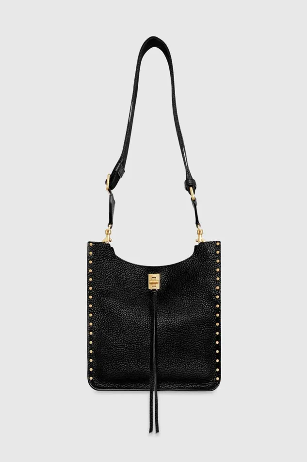 Rebecca Minkoff Crossbody Bags Darren Medium Feed Blackantique Brass 8211 Handbags Rebecca Minkoff Crossbody Bags Darren Medium Feed Blackantique Brass 8211 Handbags