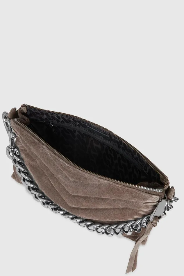 Rebecca Minkoff Crossbody Bags Edie Maxi Crossbody Porcinigunmetal 8211 Handbags