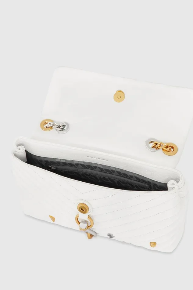 Rebecca Minkoff Crossbody Bags Edie Medium Crossbody With Celestial Studs Paper 8211 Handbags