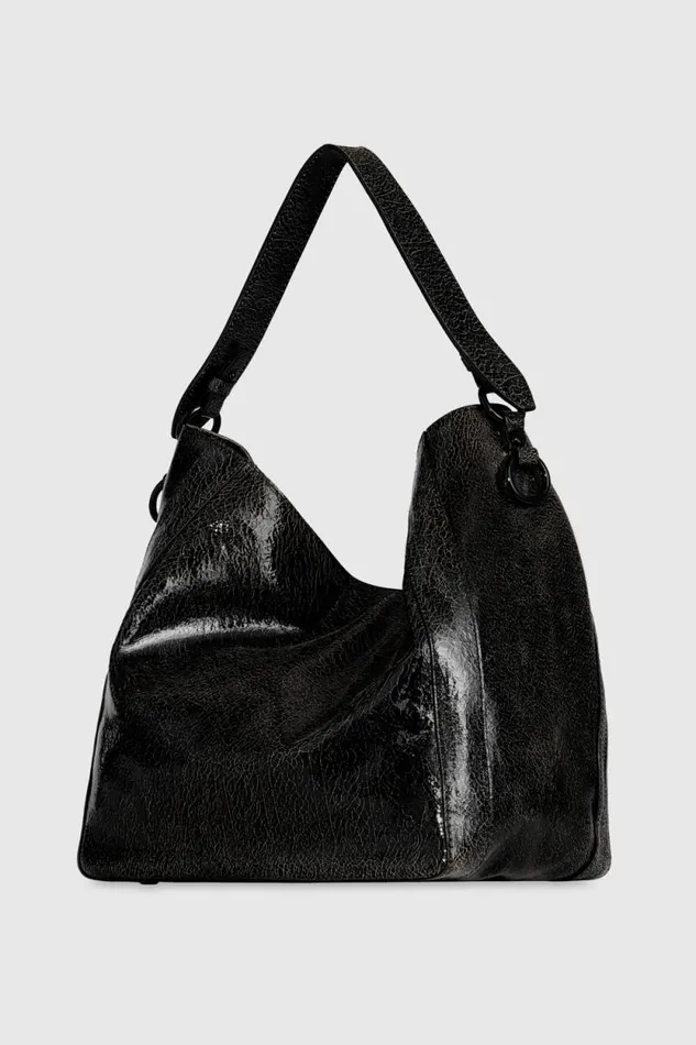 Rebecca Minkoff Shoulder Bags MAB Hobo Blackcognacblack Shellac 8211 Handbags Rebecca Minkoff Shoulder Bags MAB Hobo Blackcognacblack Shellac 8211 Handbags