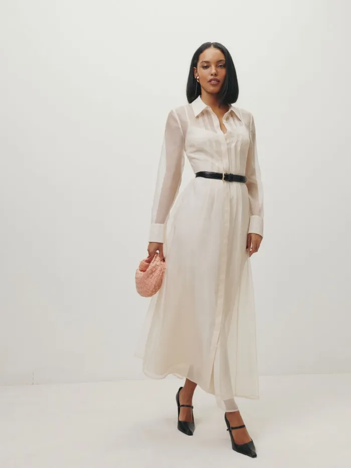 Reformation Dresses Andria Dress Ivory 8211 Women